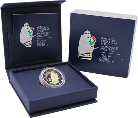 Italien-2 euro-2025-PP-Segelschiff-RS