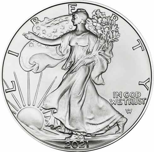 1 oz Silbermünzen American Silver Eagle