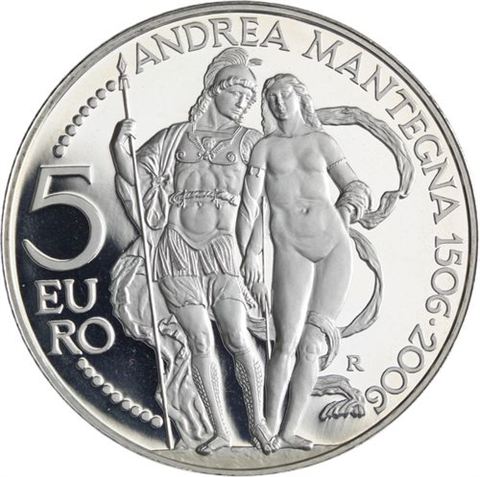 San Marino-5Euro-2006-AGpp-Mantegna-Etui