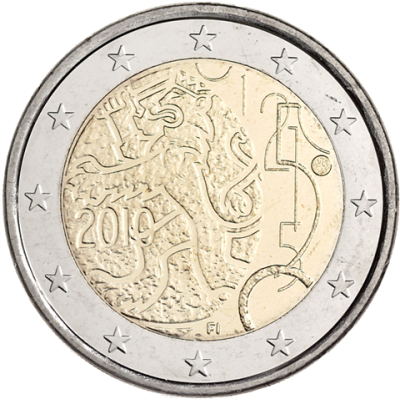 Finnland 2 Euro 2010 – 150 Jahre Finnische Währung-RS