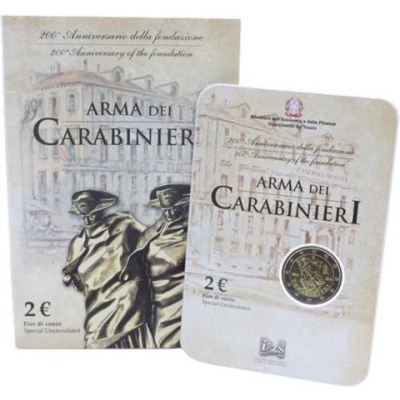 Italien-2Euro-2014-stgl-Carabinieri-Coincard-I
