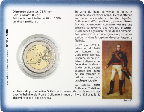 Luxemburg-2-Euro-2018-Guillaume-Mzz-Brücke-in-Coin-Card-1