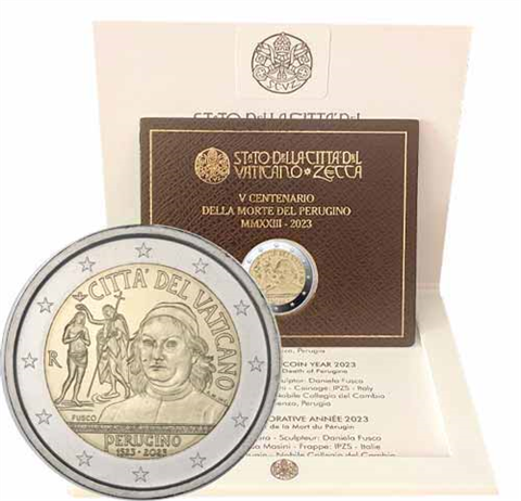 Vatikan-2Euro-2023-Stgl-Perugino-RS