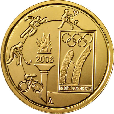 Belgien 25 Euro 2008 PP Olympiade Peking I