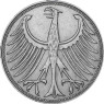 5 DM Münzen Heiermann Silberadler 1966 