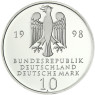 Deutschland 10 DM Silber 1998 Stgl. 300 Jahre Frankesche Stiftungen