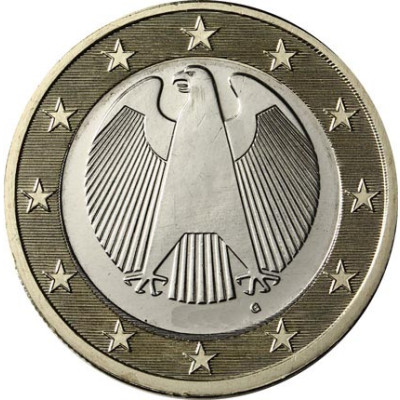 Deutschland 1 Euro- 2017  Kursmünze Adler 