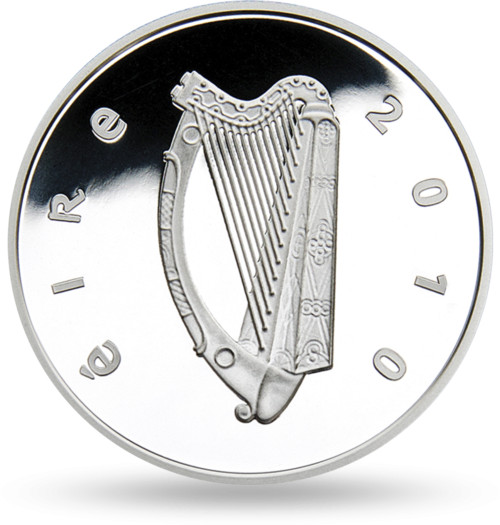 Irland 15 Euro 2010 Pferd Polierte Platte im Etui mit Zertifikat