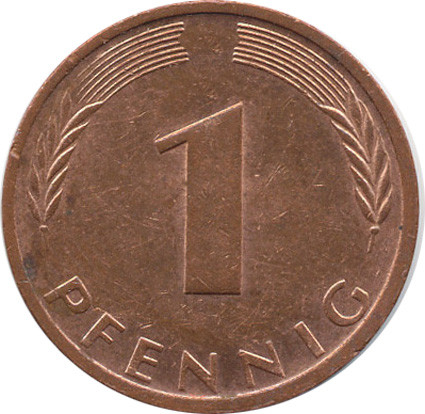 BRD 1 Pfennig 1998 D