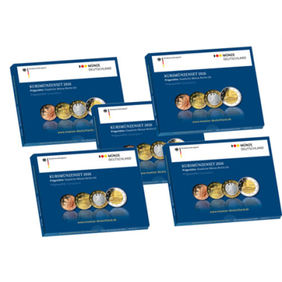 Deutschland-5x5,88Euro-2026-PP-Kursmünzensatz-ADFGJ