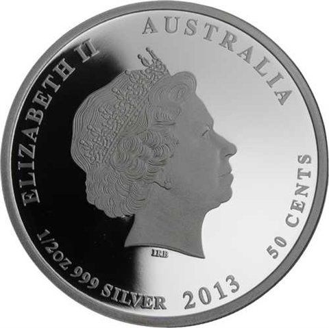 Australien-50 Cent-2013-AGpp-Budgerigar-RS