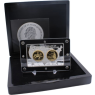 USA-2xQuarter in Barren-1999-2014-AGpp-15 Jahre Quarter Dollar-Etui