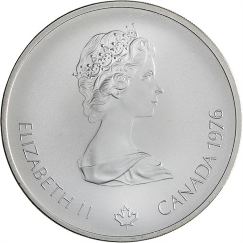 Kanada-14x10+14x5 Dollar-1973-1976-AGstgl-Olymp Montreal 76-Etui