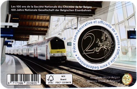 Belgien-2 Euro-2026-Stgl-Staatsbahn-CC-RS