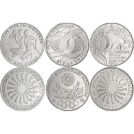 Deutschland-6x10DM-1972-AgStgl-OlyMünchen-RS