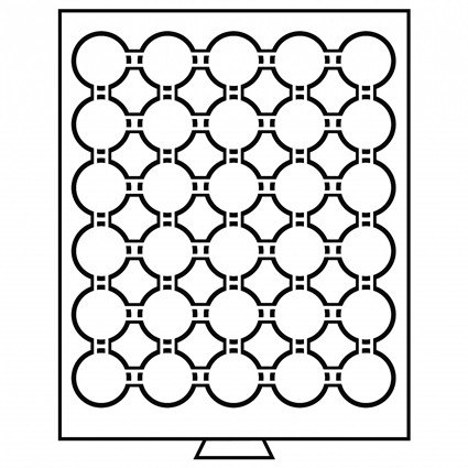 315873 - Münzbox 30 Fächer für CAPS 32 - rauchfarbe