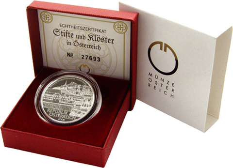 Österreich-10Euro-2006-AgPP-AbteiNonnberg-Etui
