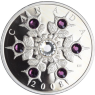 Kanada-20 Dollar-2008-AGpp-Amethyst Crystal Snowflake-RS
