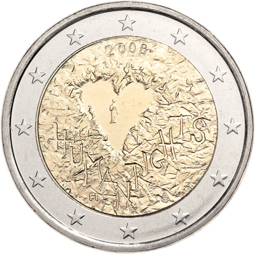 Finnland 2 Euro 2008 PP Menschenrechte-I