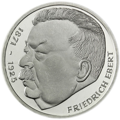 Deutschland 5 DM Gedenkmünze 1975 Friedrich Ebert 