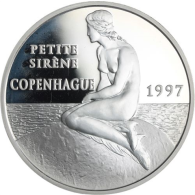 Frankreich-15 Euro 100 Francs-1997-AGpp-Meerjungfrau Copenhagen-RS