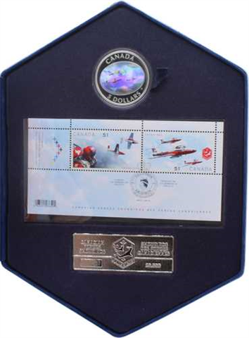 Kanada-5Dollar-2006-AGpp-Snowbirds-Etui