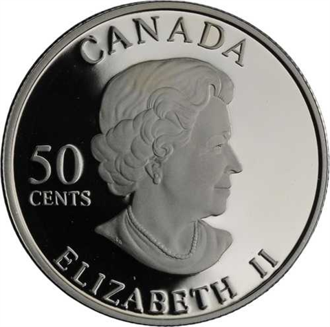 Kanada-50cent-2004-AGpp-Osterglocke Easter Lily-Etui