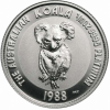 Australien-15-Dollar-1988-Platin-Koala-RS