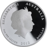 Australien-1 Dollar-2012-AGpp-Lunar II Drache-VS