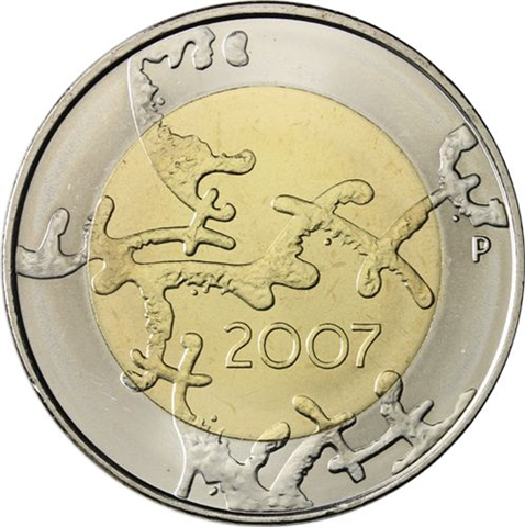 Finnland 5 Euro 2007 Unabhängigkeit -I