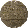 D 5 -   Danzig  10 Pfennig  1923