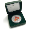 Kanada-5Dollars-1ozAg-2001-MapleLeaf-in-Farbe-Etui