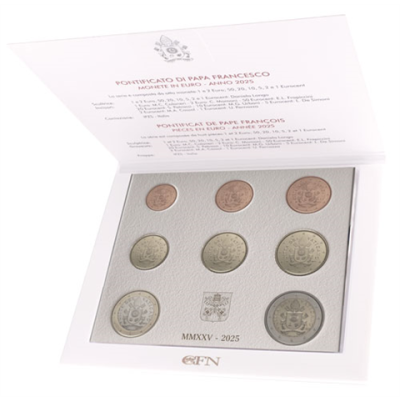 Vatikan-3,88Euro-2025-Stgl-KMS-Folder