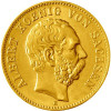 Kaiserreich 20 Mark Gold Albert von Sachsen
