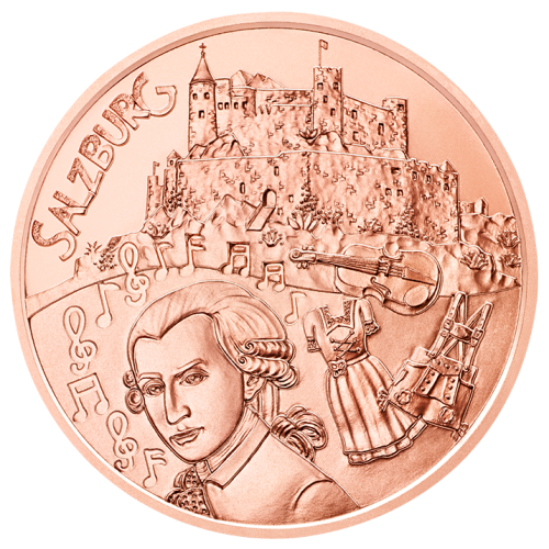 Österreich 10 Euro 2014 bfr Kupfer  Österreich aus Kinderhand - Salzburg