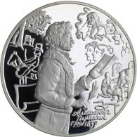 Russland-3 Rubel-1999-AGpp-Puschkin stehend-Y637-RS