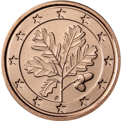 Deutschland 5 Euro-Cent 2018 Kursmünze mit Eichenzweig