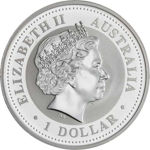 Australien-1 Dollar-2008-AGstgl-Kookaburra-Goldveredelung-VS