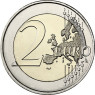EU Flagge 2 Euro Münzen Irland
