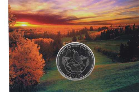 Kanada-25cent-2005-Stgl-Saskatchewan-Blister RS