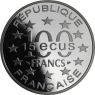 Frankreich-100 Francs 15 Ecus-1994-AGpp-Basilica San Marco-VS