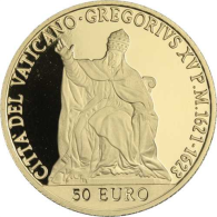 Vatikan-50Euro-2023-AUpp-PapstGregorXV-RS