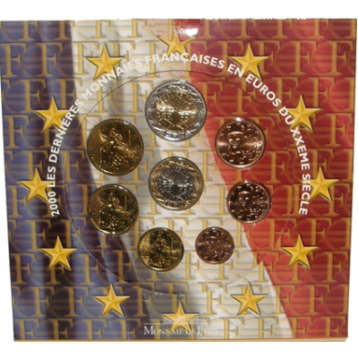 Frankreich 3,88 Euro 1999 Stgl. KMS im Folder 