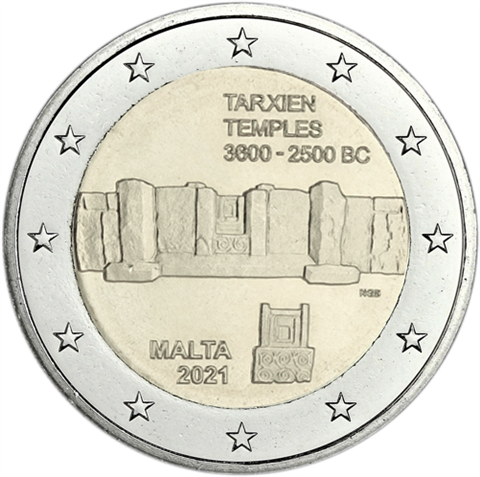 Malta-2-Euro-2021-Traxien-ohne-mzz