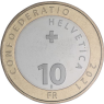 Schweiz-10 Franken-2021-Stgl-Vulpes-VS