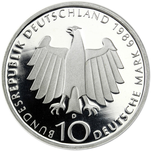 Deutschland 10 DM Silber 1989 PP 2000 Jahre Bonn