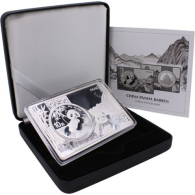 China-10 Yuan-3oz Barren-2020-Agstgl-Panda Barren-Etui