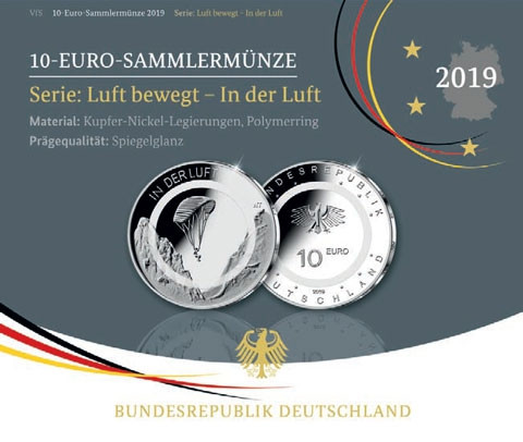 Serie Luft Bewegt 2019 1. Ausgabe In der Luft aus der BRD