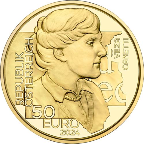 Österreich-50Euro-2024-PP-Gold-Vezza-Canetti-VS2