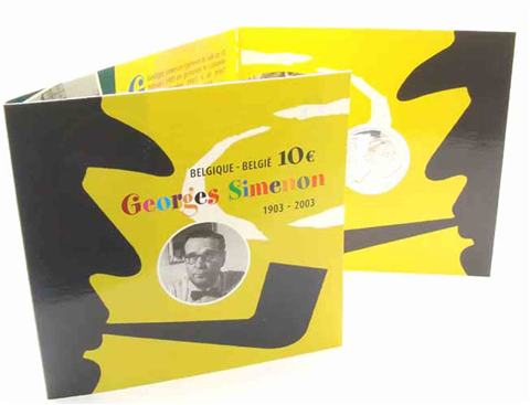 Belgien 10 Euro 2003 Georges Simenon - I